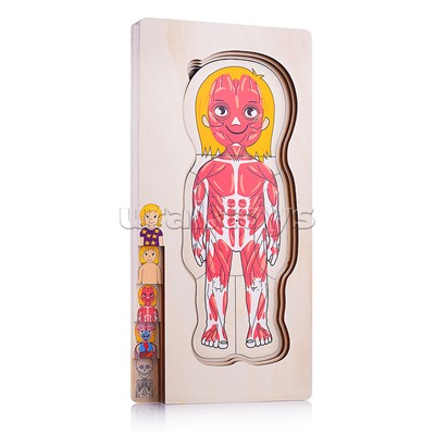 Пазл-вкладыш "Девочка"