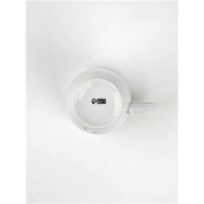 Кружка с ложкой керамическая «Ты вдохновляешь», 310 мл