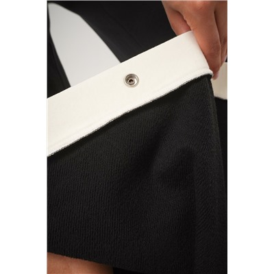 Женские брюки с заклепками из футера Happyfox