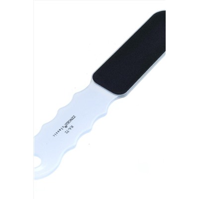 Zinger Тёрка педикюрная двусторонняя абразивная / Classic RA-72, 100/180 грит, белый KRISTALLER, 1112120