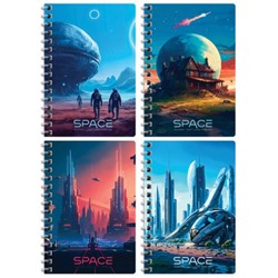 Записная книжка на спирали А6  80л "Future style" 12796 (362331) Хатбер