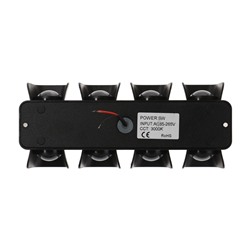 УЦЕНКА Светильник фасадный «Элегант», FSD-041, 8 Вт, 3000К, 4 луча, IP65, 220 В, пластик, черный 1