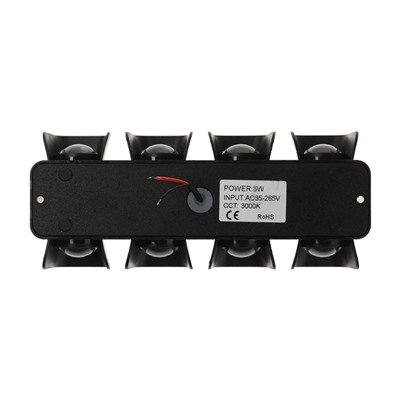 УЦЕНКА Светильник фасадный «Элегант», FSD-041, 8 Вт, 3000К, 4 луча, IP65, 220 В, пластик, черный 1