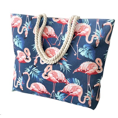 Сумка пляжная на молнии 43х45х8 см / JN001 /уп 1/