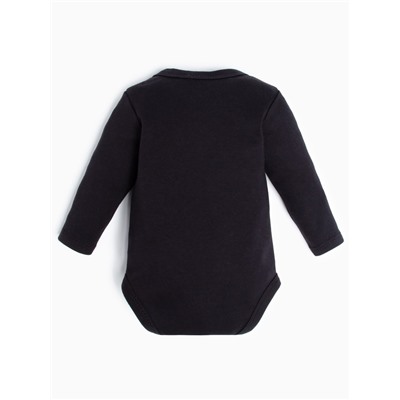 Боди детское «Крошка Я» Little Boss, рост 68-74 см, чёрное