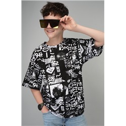 Детская футболка оверсайз Happyfox