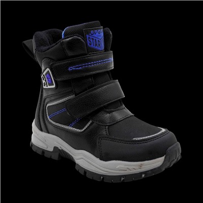 Ботинки мембранные на меху А6671-10 черные