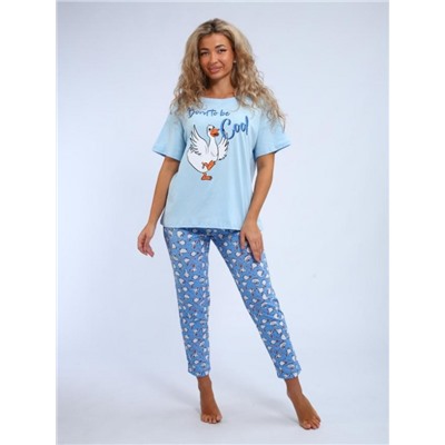 Пижама "Веселина" (Голубой)