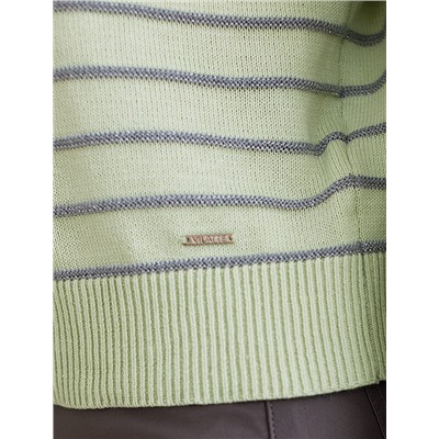 Джемпер из хлопка с люрексом