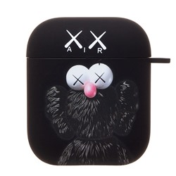 Чехол Luxo Creative для "Apple AirPods/AirPods 2" (88) (black) (230994)