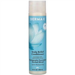 Derma E, Scalp Relief Conditioner, Therapeutic Psorzema Herbal Bland, 10 fl oz (296 ml)