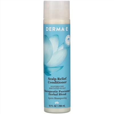 Derma E, Scalp Relief Conditioner, Therapeutic Psorzema Herbal Bland, 10 fl oz (296 ml)