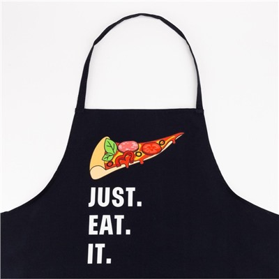 Фартук Этель Just eat it 73×71 см, 100% хлопок, саржа 190 г/м²
