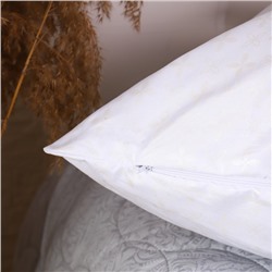 Наволочка-наперник «Атра. Римский», 70×70 см, белая, тик