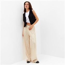 Брюки из пайеток женские MIST Celebration, размер 44, золотая