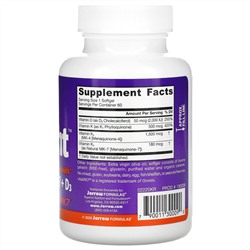 Jarrow Formulas, K-Right, 60 мягких таблеток