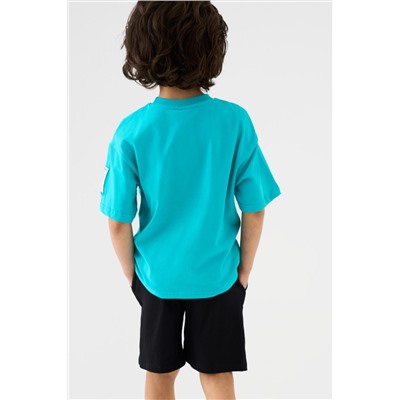 Комплект трикотажный для мальчиков: фуфайка (футболка), шорты PLAYTODAY, 1239626