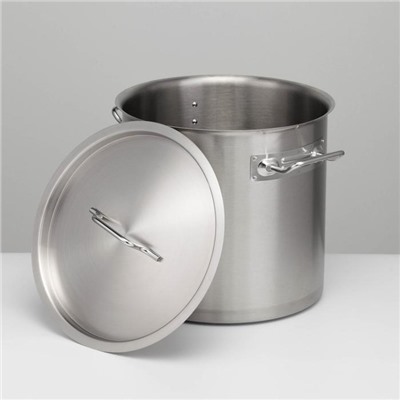 Котёл LUXSTANL, 20 л, d=30 см, h=30 см, капсульное дно, индукция, нержавеющая сталь