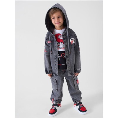 Куртка текстильная джинсовая для мальчиков