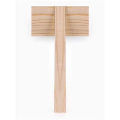 Щетка - пуходёрка ZOONIK «Кавказец», 100×55 мм, полукруглая, дерево