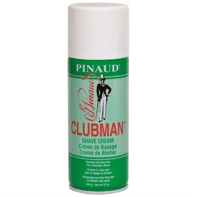 CLUBMAN Shave Cream Классическая пена для бритья с алоэ вера 340 г