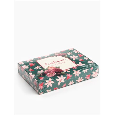 Чай подарочный «Расцветай от любви», весовой чай 40 г (2 шт. × 20 г)., чай в пакетиках 21.6 (12 шт. × 1.8 г).