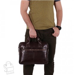 Портфель мужской кожаный 11011Z coffee Zinimxs