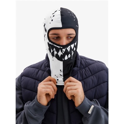 Маска-балаклава Black and White, размер универсальный, чёрная