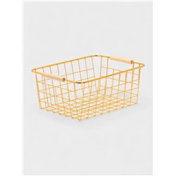 Корзина для хранения "Голден" 29,5-22-12,5 см, цвет золотой