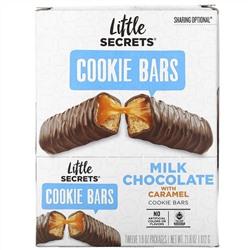 Little Secrets, Cookie Bars, Milk Chocolate with Caramel, 12 Pack, 1.8 oz (50 g) Each