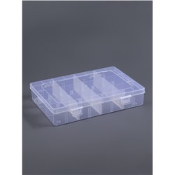 Органайзер для хранения мелочей, с подвесом, 12 ячеек, 14×12×3.3 см, прозрачный