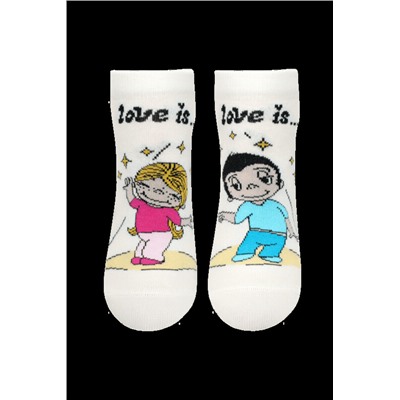 Короткие БРЕСТСКИЕ НОСКИ ЖЕНСКИЕ 1163 LOVE IS