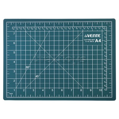 Коврик для резки A4 (30x22,5 см) непрорезаемый, толщина 3 мм, двухсторонний, трехслойный