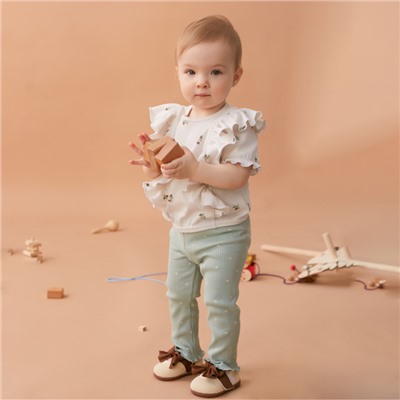 Легинсы «Крошка Я» Olives, рост 62-68 см, оливковые