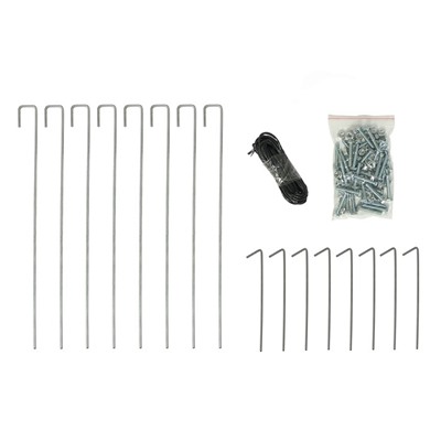 Теплица, 6.1×2.45×2.1 м, оцинкованный металл, профиль d=25 мм, чехол из спанбонда 90 г/м²