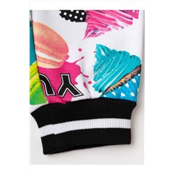 Комплект трикотажный для девочек: толстовка, брюки PLAYTODAY, 1240207