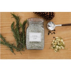 Банка для сыпучих продуктов BellaTenero «Эко», 270 мл, 6×10.5 см, с пробковой крышкой, стекло