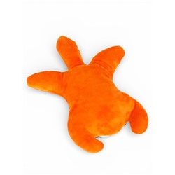 Мягкая игрушка для собак «Тигр», 25 см, с пищалкой, оранжевая