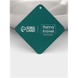 Сковорода Hanna Knövell, d=26 см, h=6 см, толщина стенки 0.6 мм, индукция, дно al+fe+al, нержавеющая сталь
