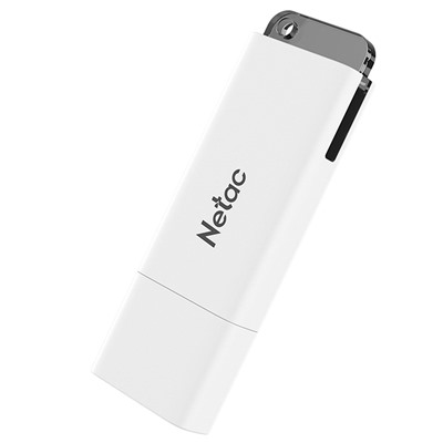 Флэш накопитель USB  8 Гб Netac U185 с LED индикатором (white)