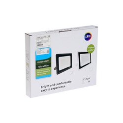 Прожектор светодиодный, 100 Вт, 7700 Лм, 6500К, IP66,  220V