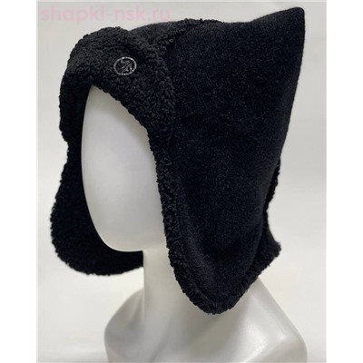 Кошка бархат Ушанка флис (56-58)