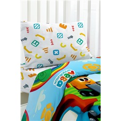 КПБ детск. поплин "Грузовичок Лёва" (40х60) рис. 16629-1/16630-1 Лёва и друзья