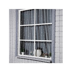 Гирлянда «Занавес» 2×9 м, IP44, УМС, белая нить, 1800 LED, свечение мульти, 220 В