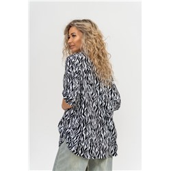 Рубашка 36798 (Черно-белый)