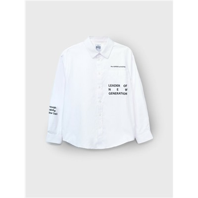 Рубашка текстильная для мальчиков (oversize fit)