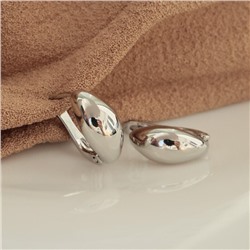 Серьги ювелирная бижутерия капля покрытие посеребрение, арт.213.447