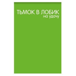 Блокнот А7 40л клетка "Тьмок в лобик на удачу" 65х98мм 77291 Centrum
