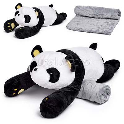 Мягкая игрушка "Медведь" с пледом (110х160)