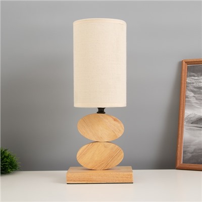 Лампа настольная «Клауд» 1×40 Вт Е27 светлое дерево 12×24.8×38 см